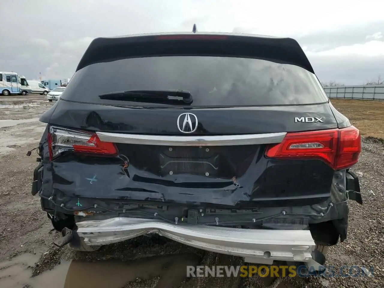 6 fotografías del automóvil dañado 5J8YD3H53LL006243 ACURA MDX 2020