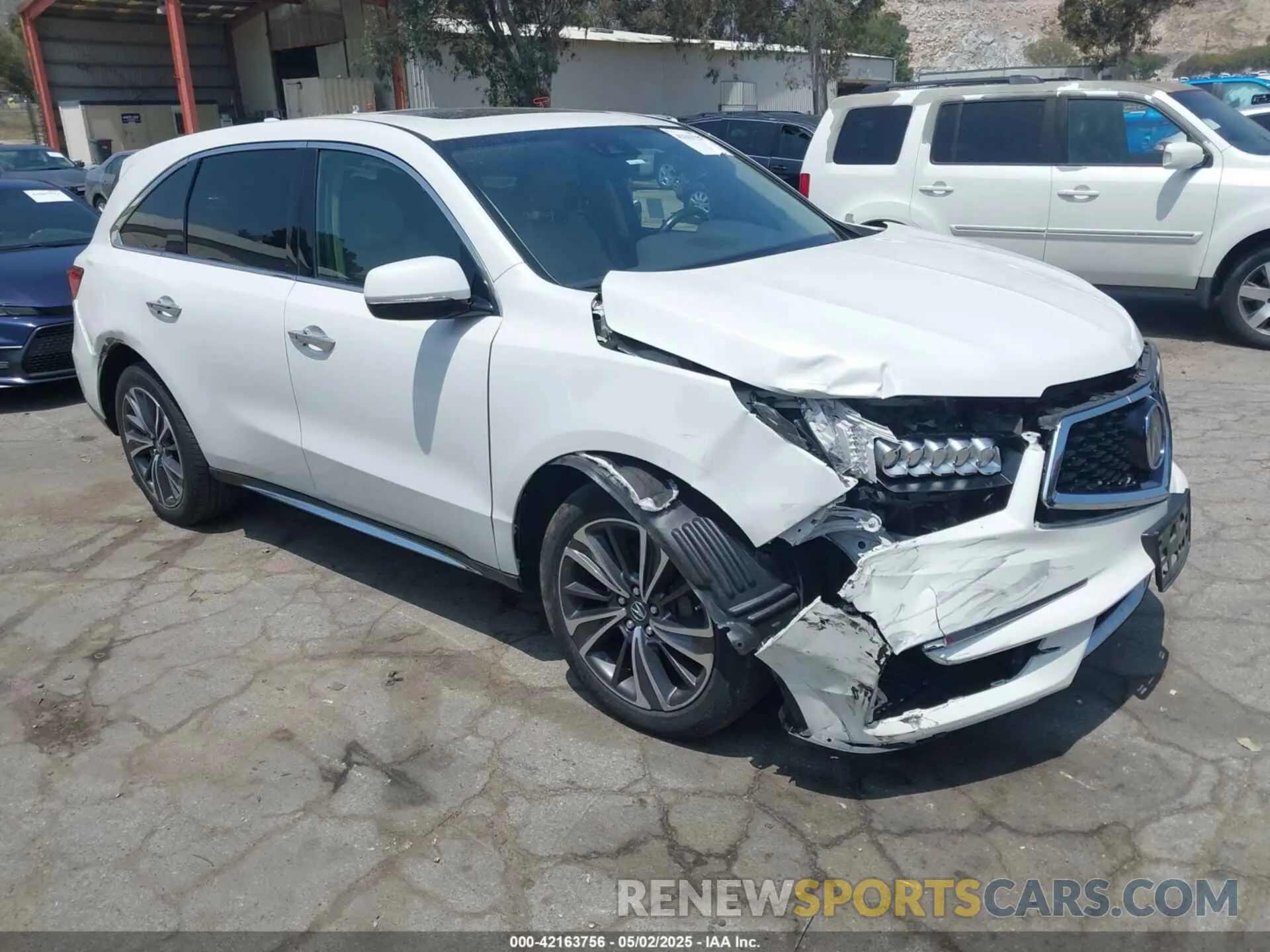 1 fotografías del automóvil dañado 5J8YD3H54LL001794 ACURA MDX 2020