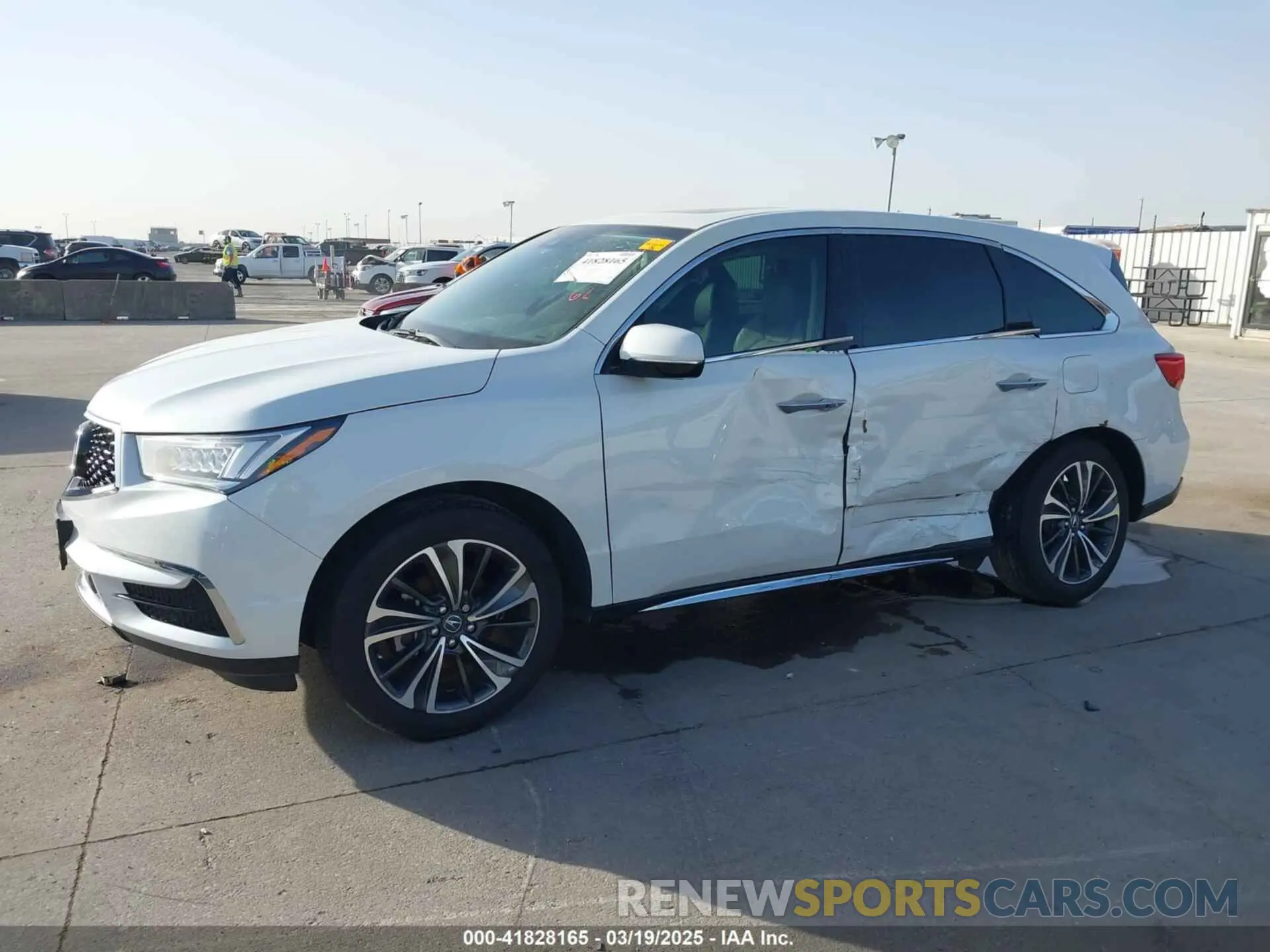 6 fotografías del automóvil dañado 5J8YD3H56LL008570 ACURA MDX 2020