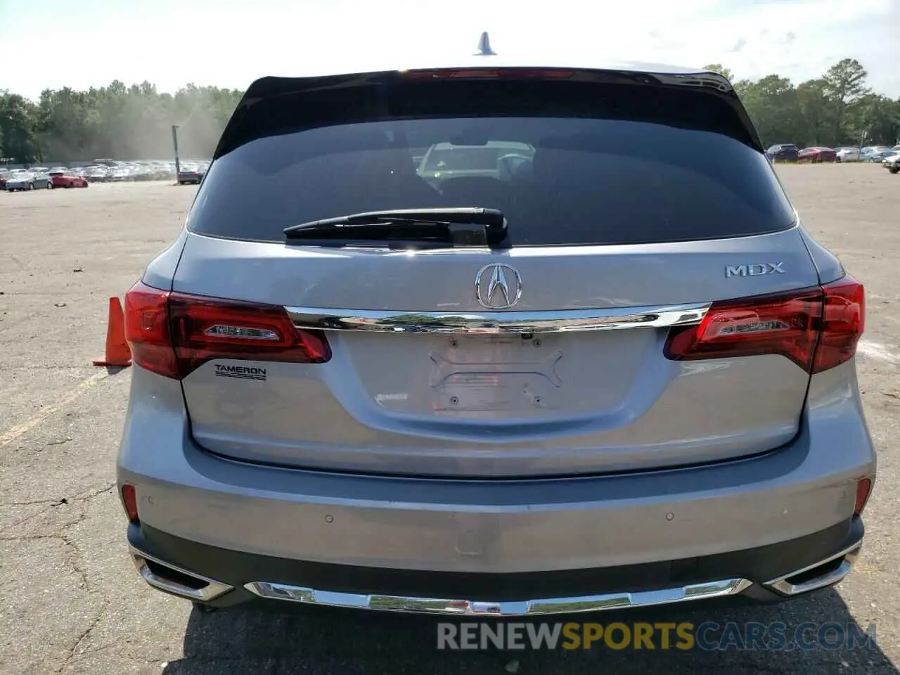 6 fotografías del automóvil dañado 5J8YD3H57LL012160 ACURA MDX 2020
