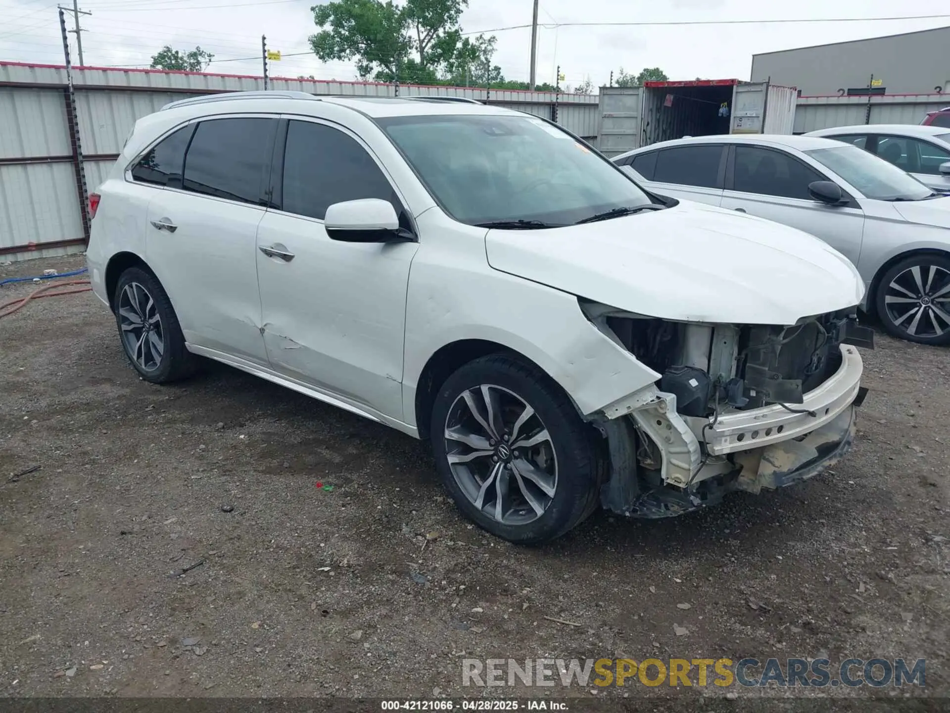 1 fotografías del automóvil dañado 5J8YD3H87LL008913 ACURA MDX 2020
