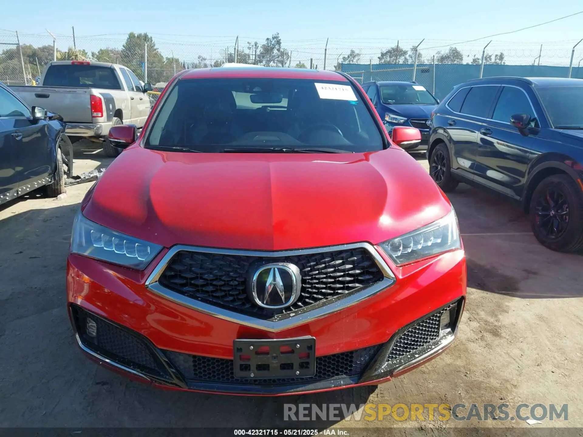 12 fotografías del automóvil dañado 5J8YD4H03LL025126 ACURA MDX 2020