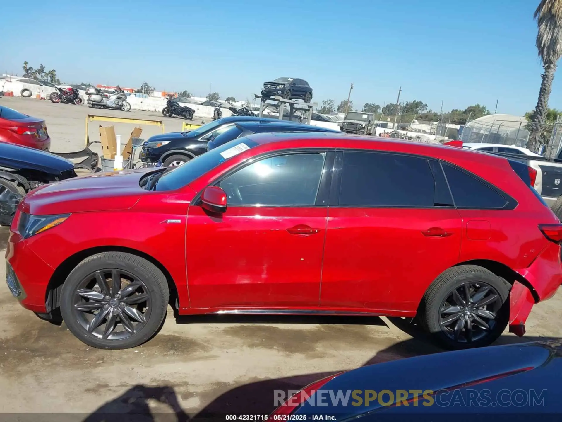 14 fotografías del automóvil dañado 5J8YD4H03LL025126 ACURA MDX 2020