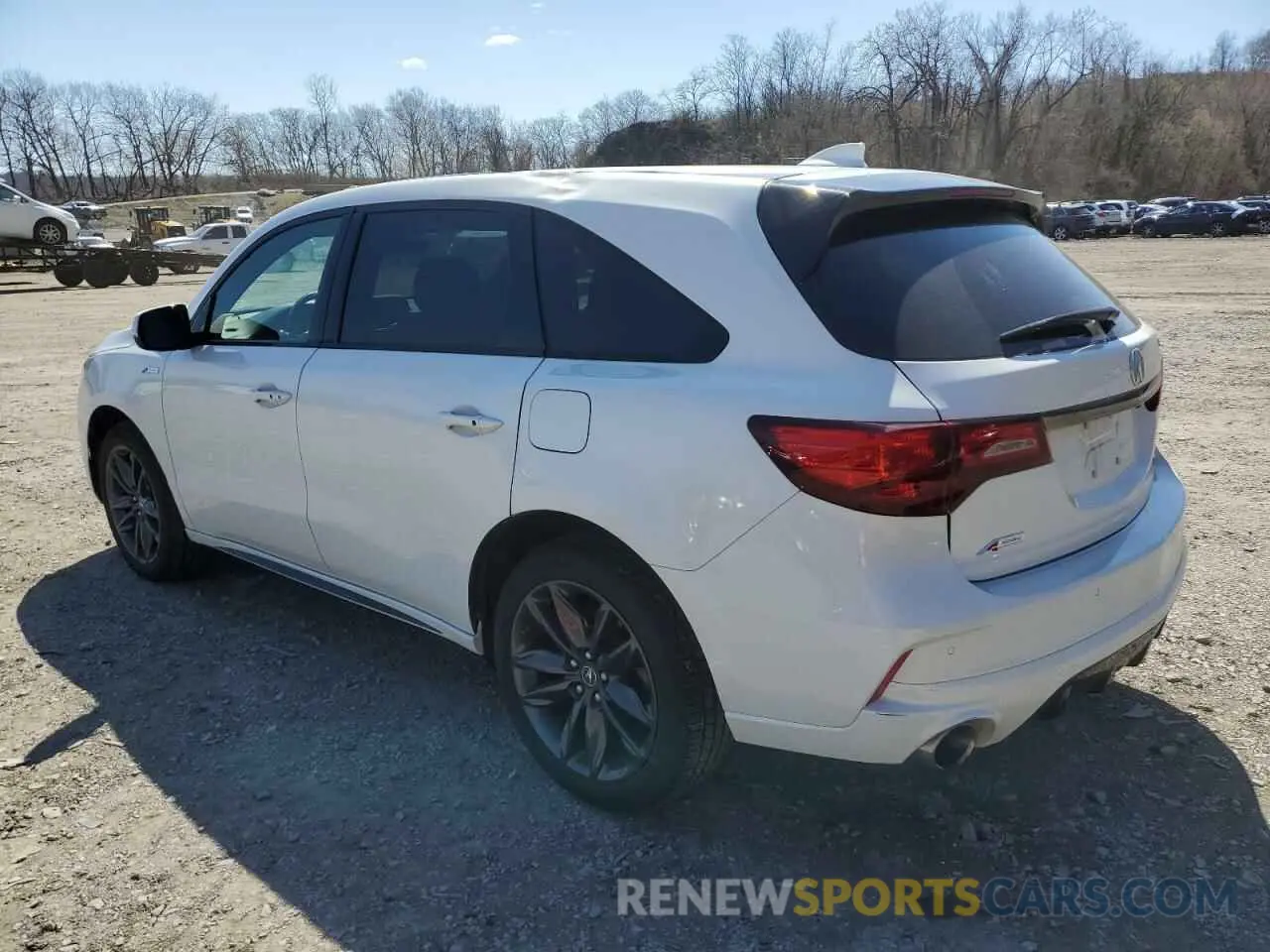2 fotografías del automóvil dañado 5J8YD4H05LL032501 ACURA MDX 2020