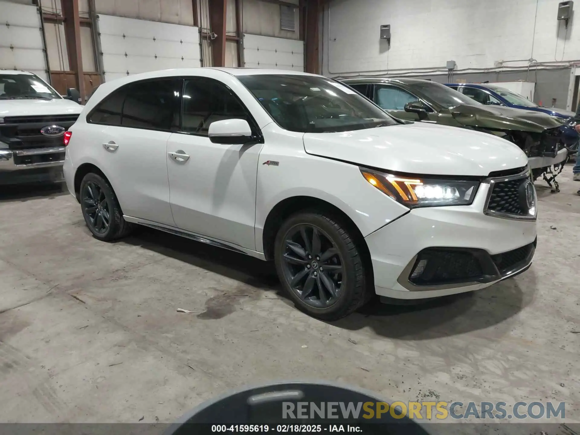 1 fotografías del automóvil dañado 5J8YD4H06LL018347 ACURA MDX 2020