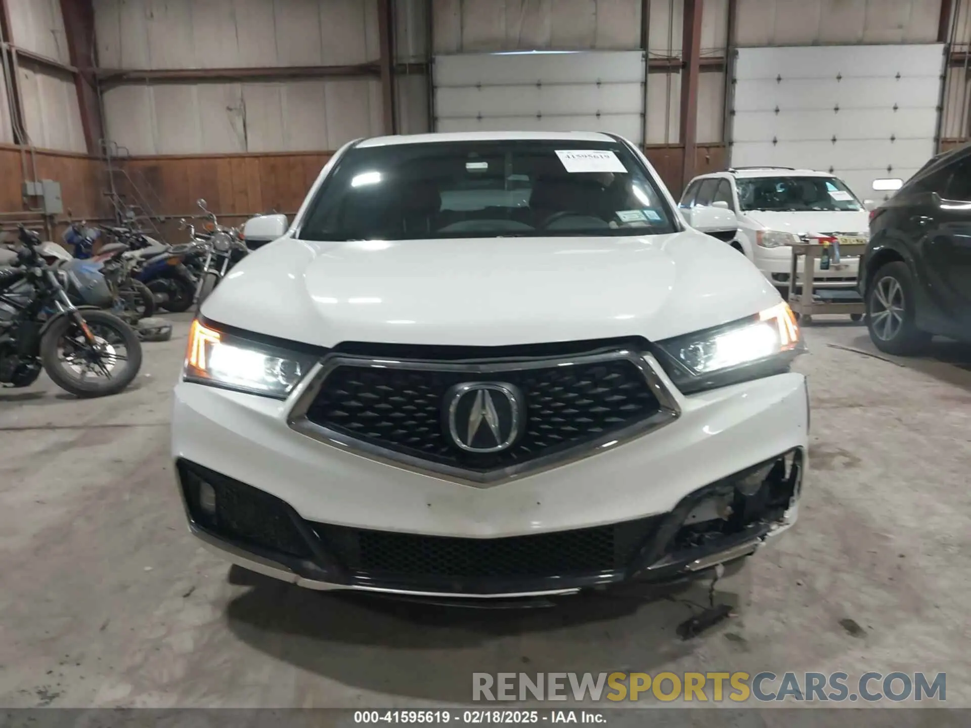 12 fotografías del automóvil dañado 5J8YD4H06LL018347 ACURA MDX 2020