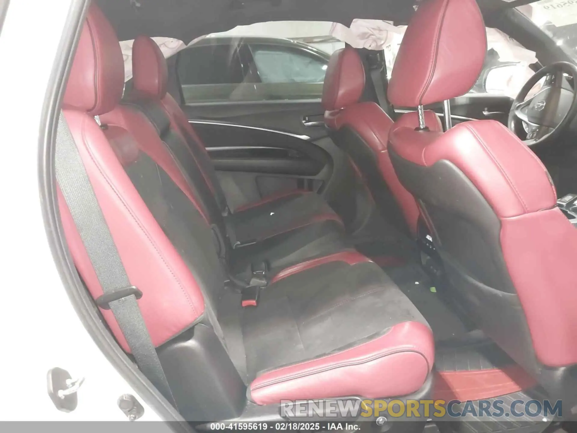8 fotografías del automóvil dañado 5J8YD4H06LL018347 ACURA MDX 2020