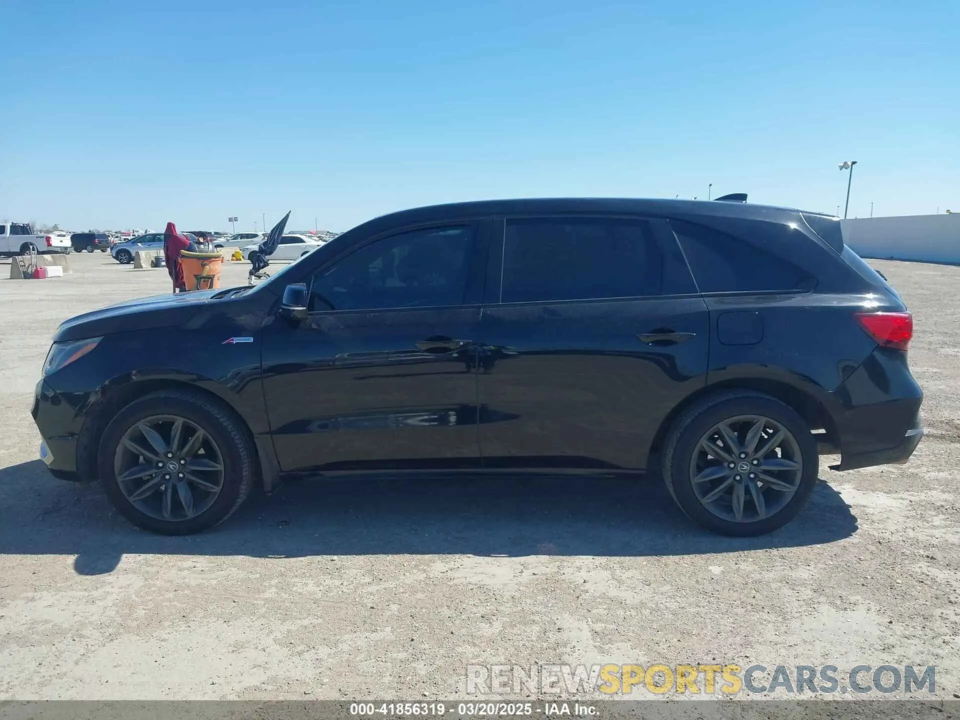 14 fotografías del automóvil dañado 5J8YD4H09LL017662 ACURA MDX 2020