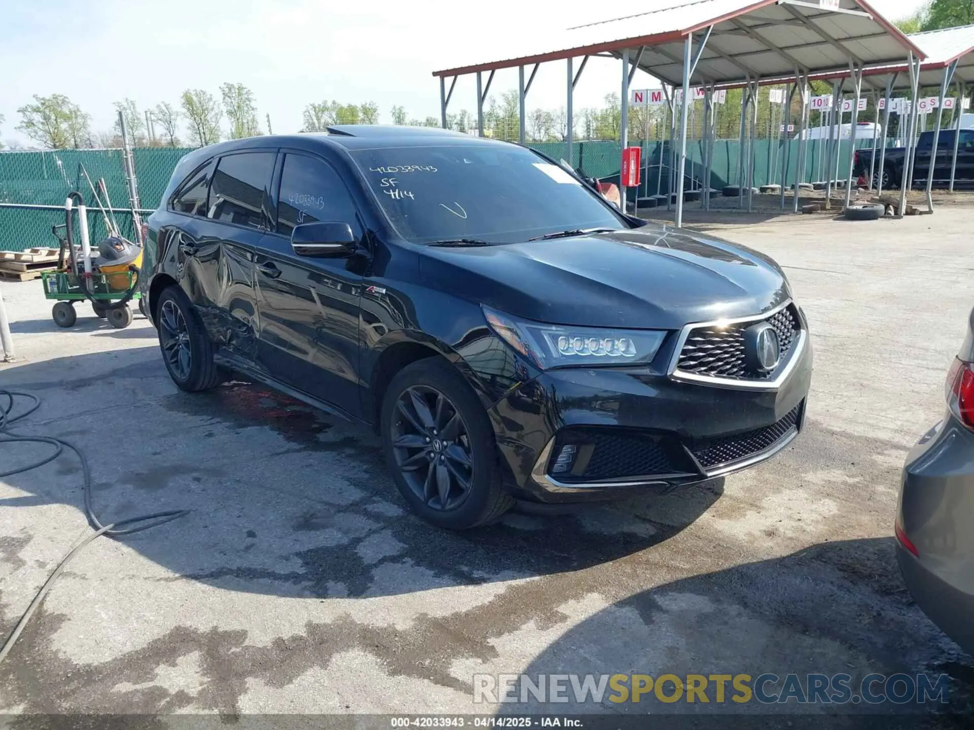 1 fotografías del automóvil dañado 5J8YD4H09LL020223 ACURA MDX 2020