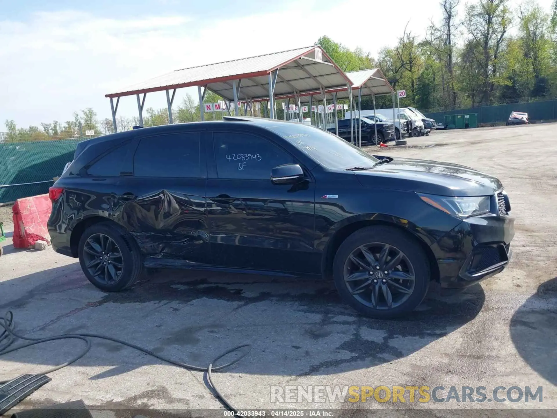 13 fotografías del automóvil dañado 5J8YD4H09LL020223 ACURA MDX 2020