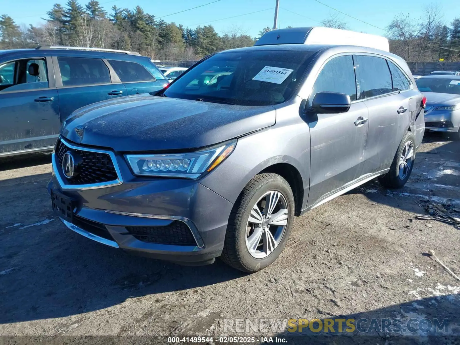 2 fotografías del automóvil dañado 5J8YD4H30LL035526 ACURA MDX 2020