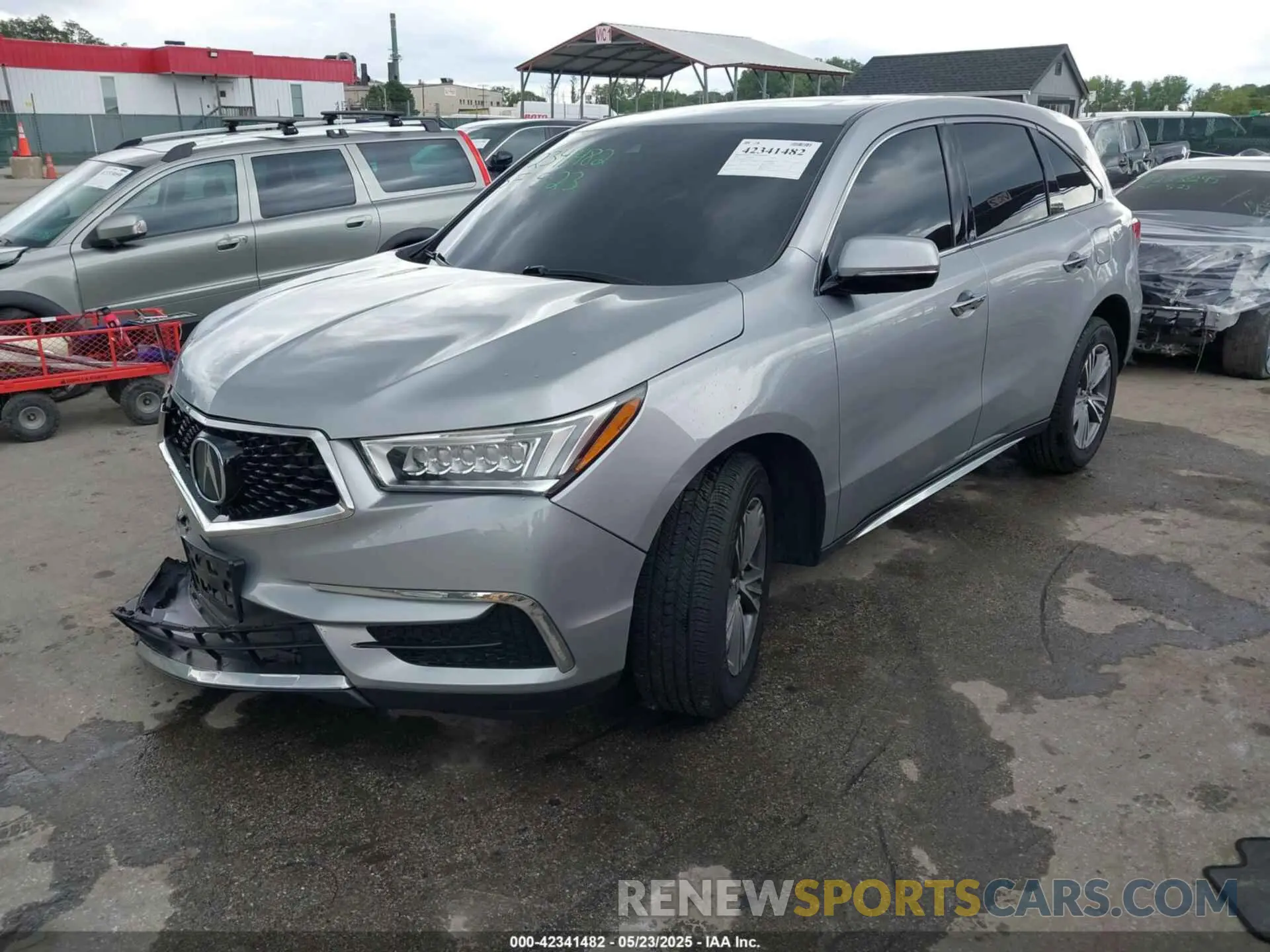 2 fotografías del automóvil dañado 5J8YD4H30LL051645 ACURA MDX 2020