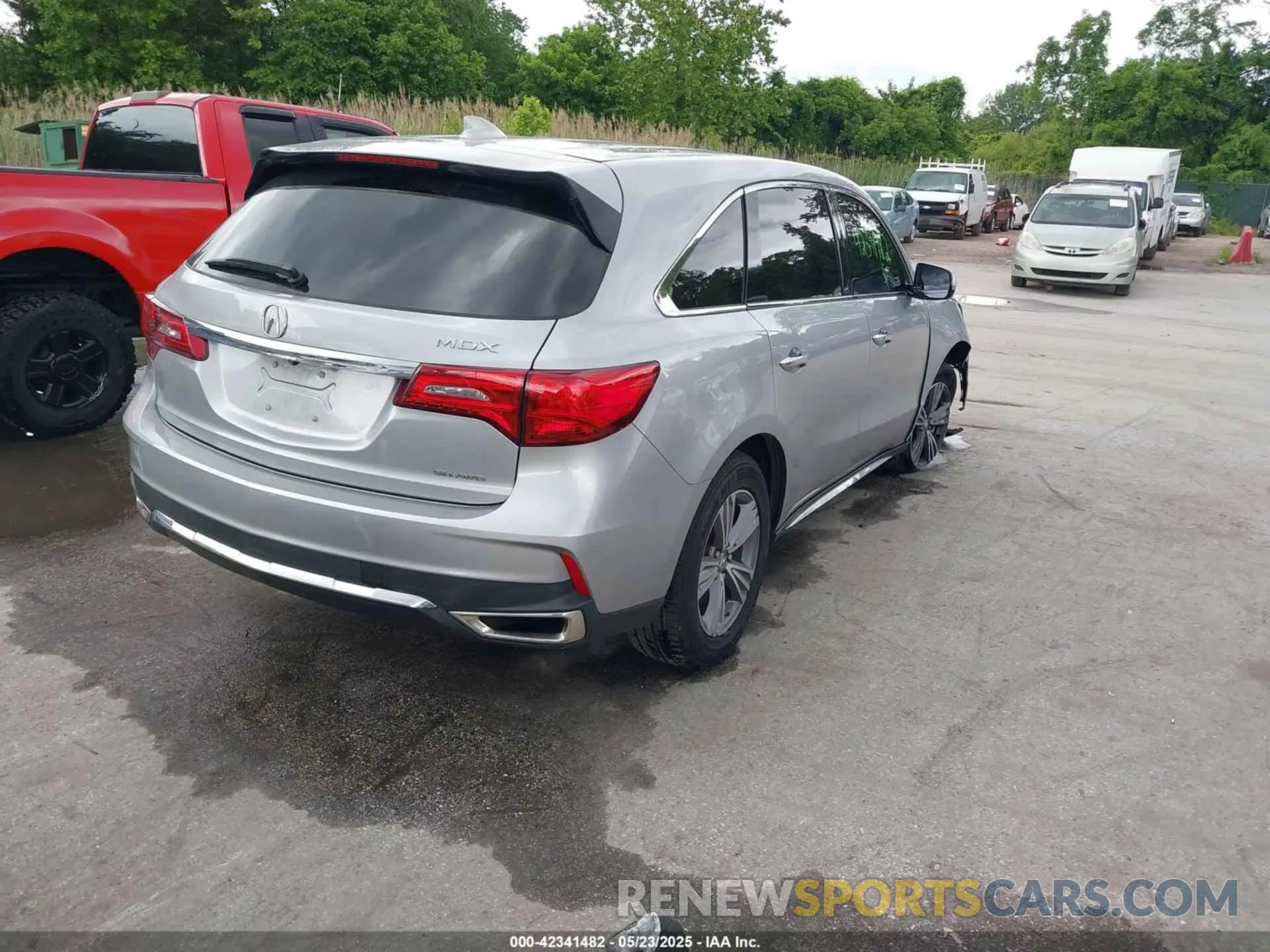 4 fotografías del automóvil dañado 5J8YD4H30LL051645 ACURA MDX 2020