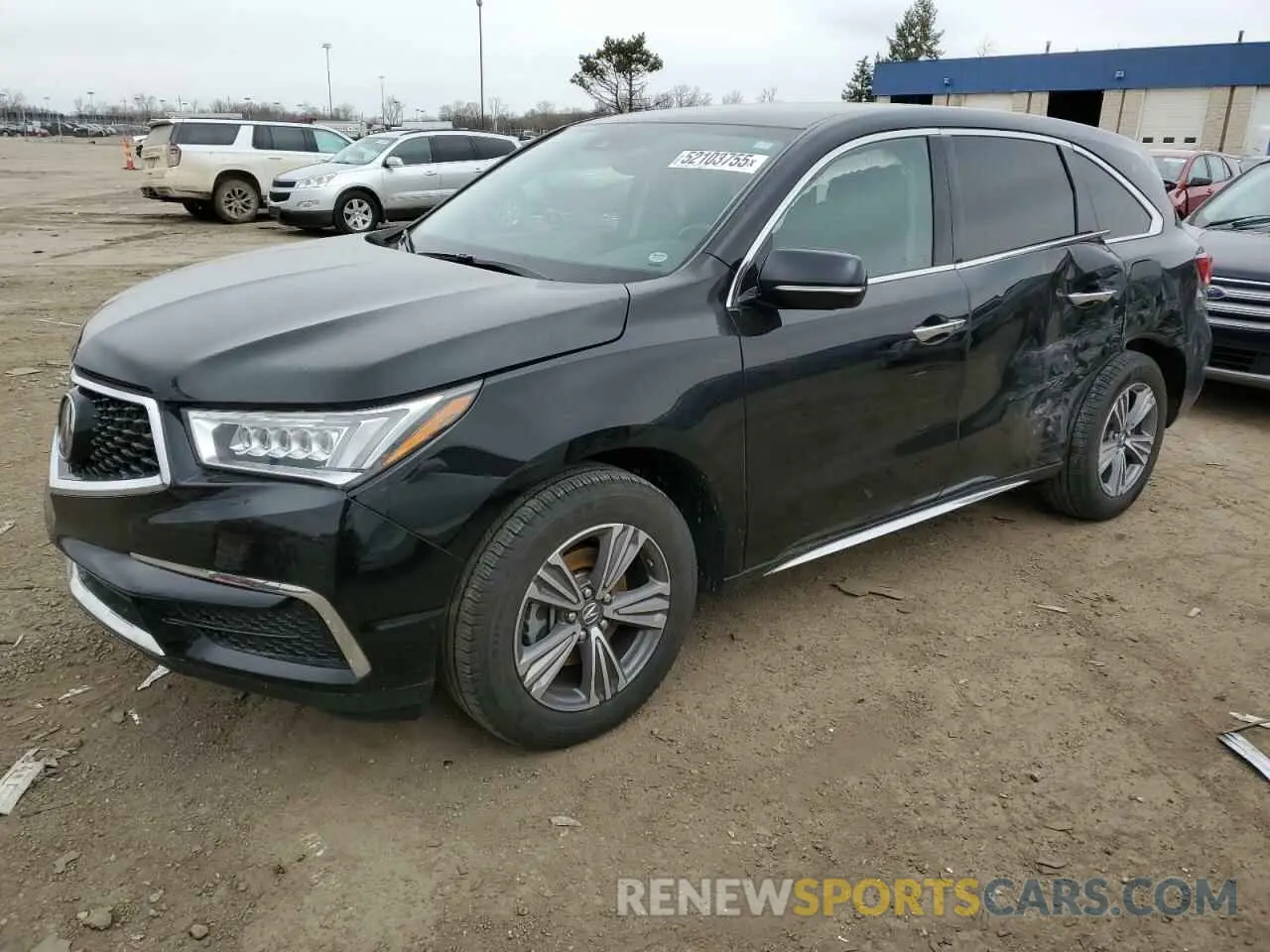 1 fotografías del automóvil dañado 5J8YD4H31LL002907 ACURA MDX 2020