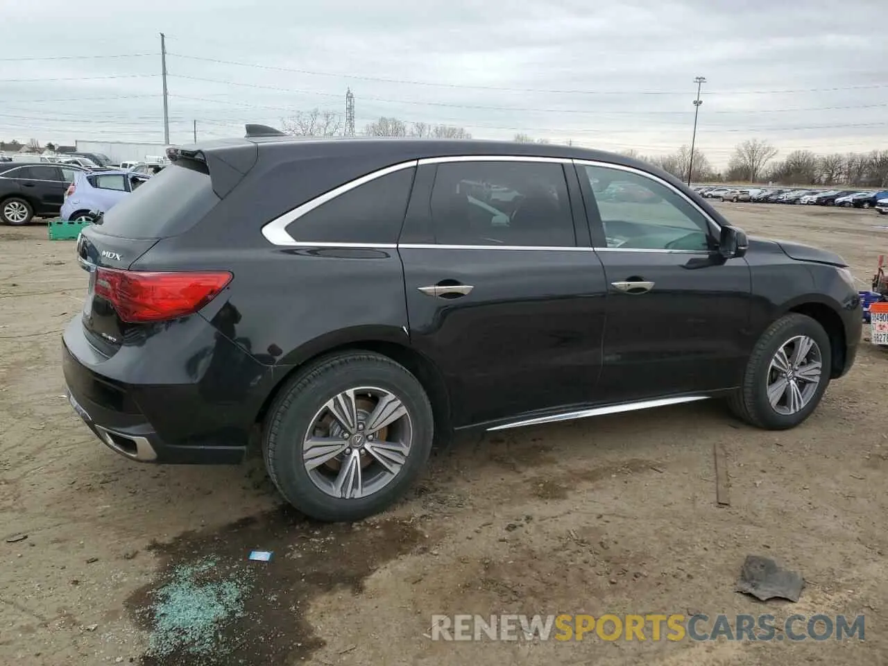 3 fotografías del automóvil dañado 5J8YD4H31LL002907 ACURA MDX 2020