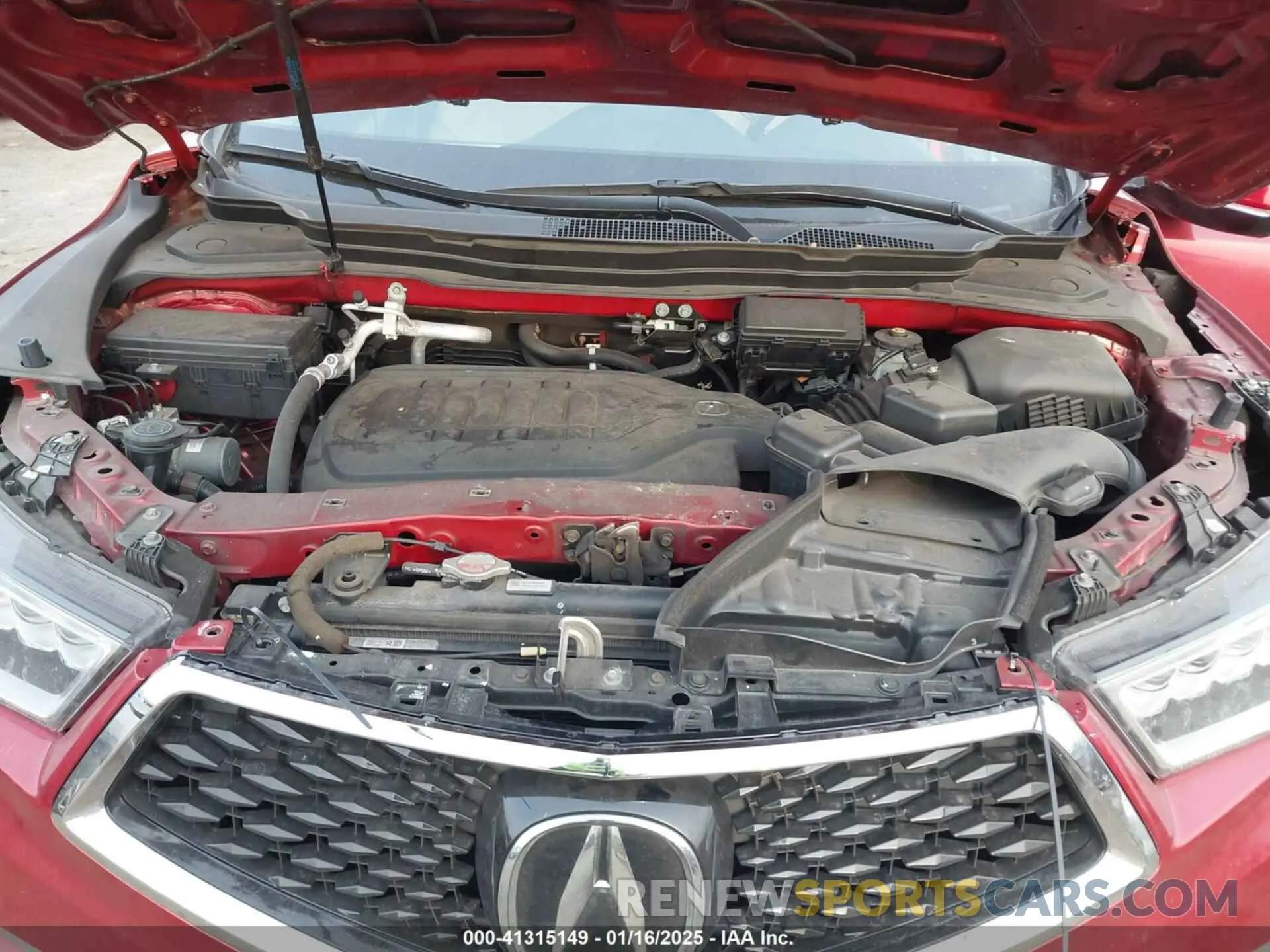 10 fotografías del automóvil dañado 5J8YD4H31LL049113 ACURA MDX 2020