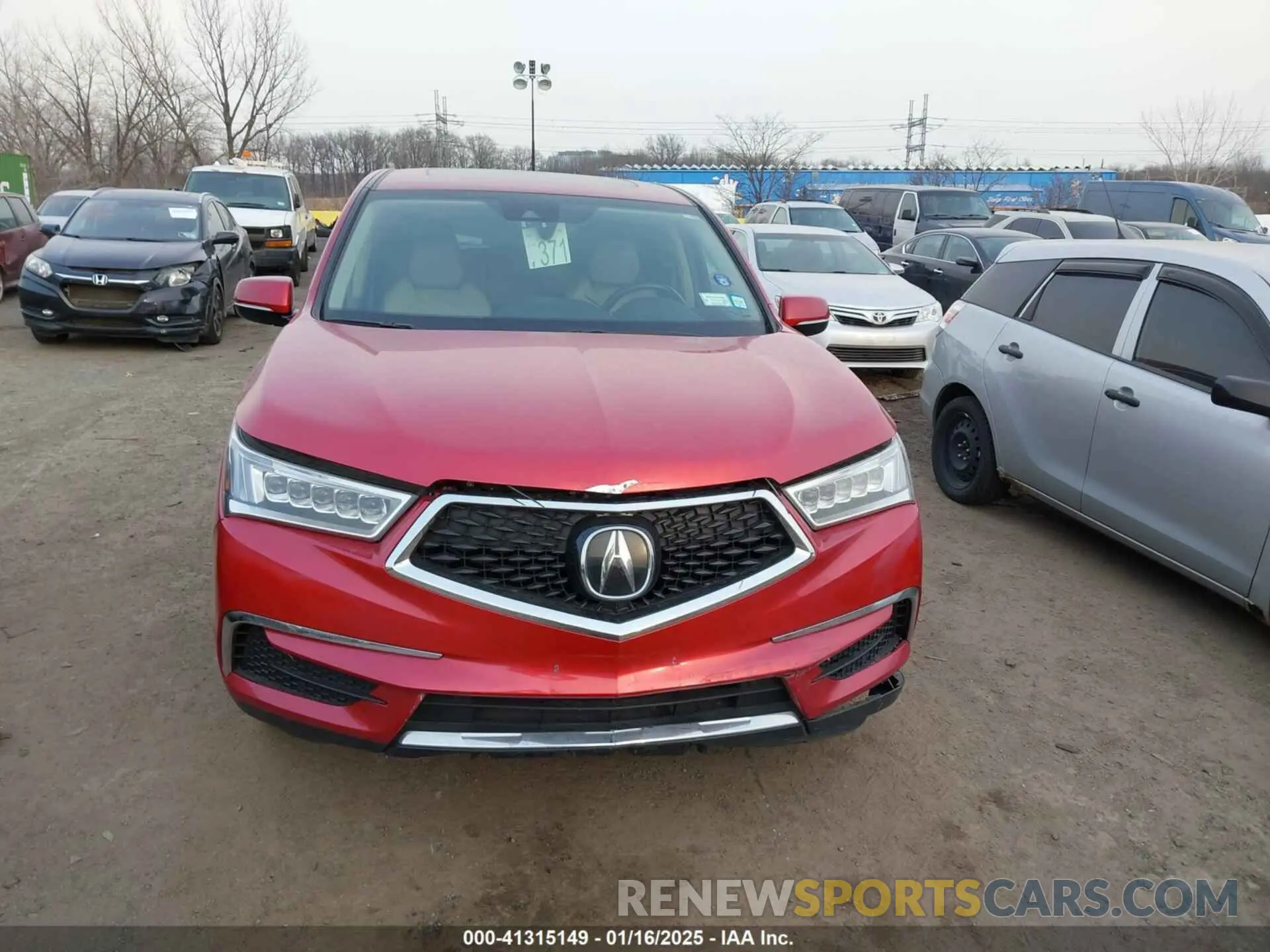 12 fotografías del automóvil dañado 5J8YD4H31LL049113 ACURA MDX 2020