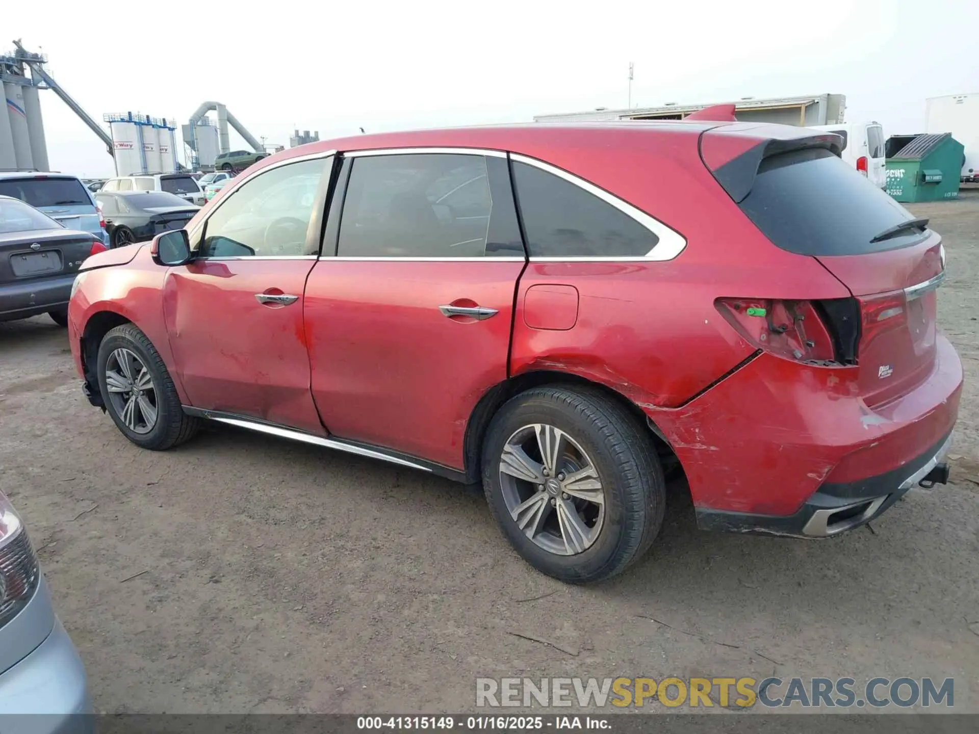 14 fotografías del automóvil dañado 5J8YD4H31LL049113 ACURA MDX 2020