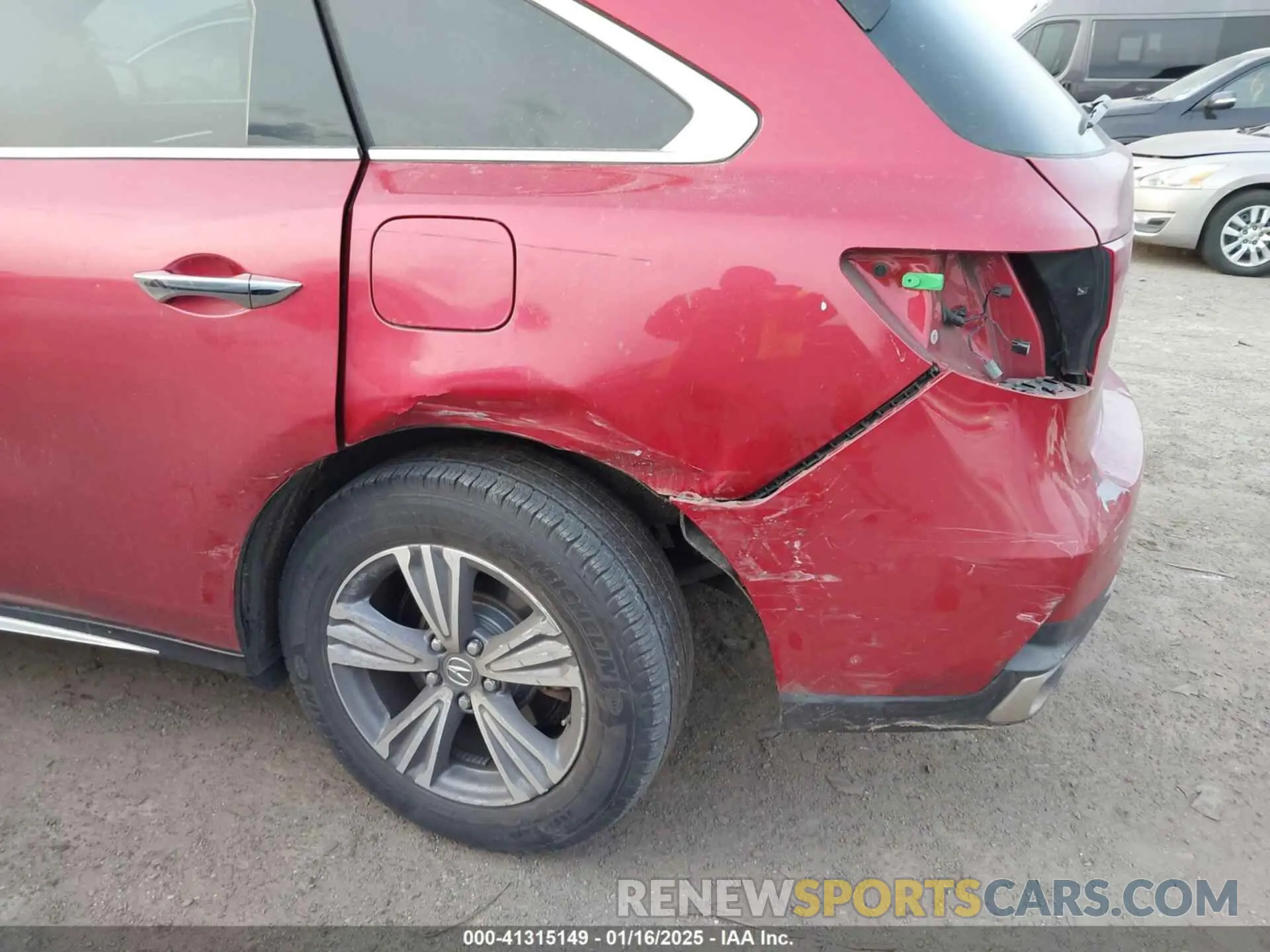 17 fotografías del automóvil dañado 5J8YD4H31LL049113 ACURA MDX 2020