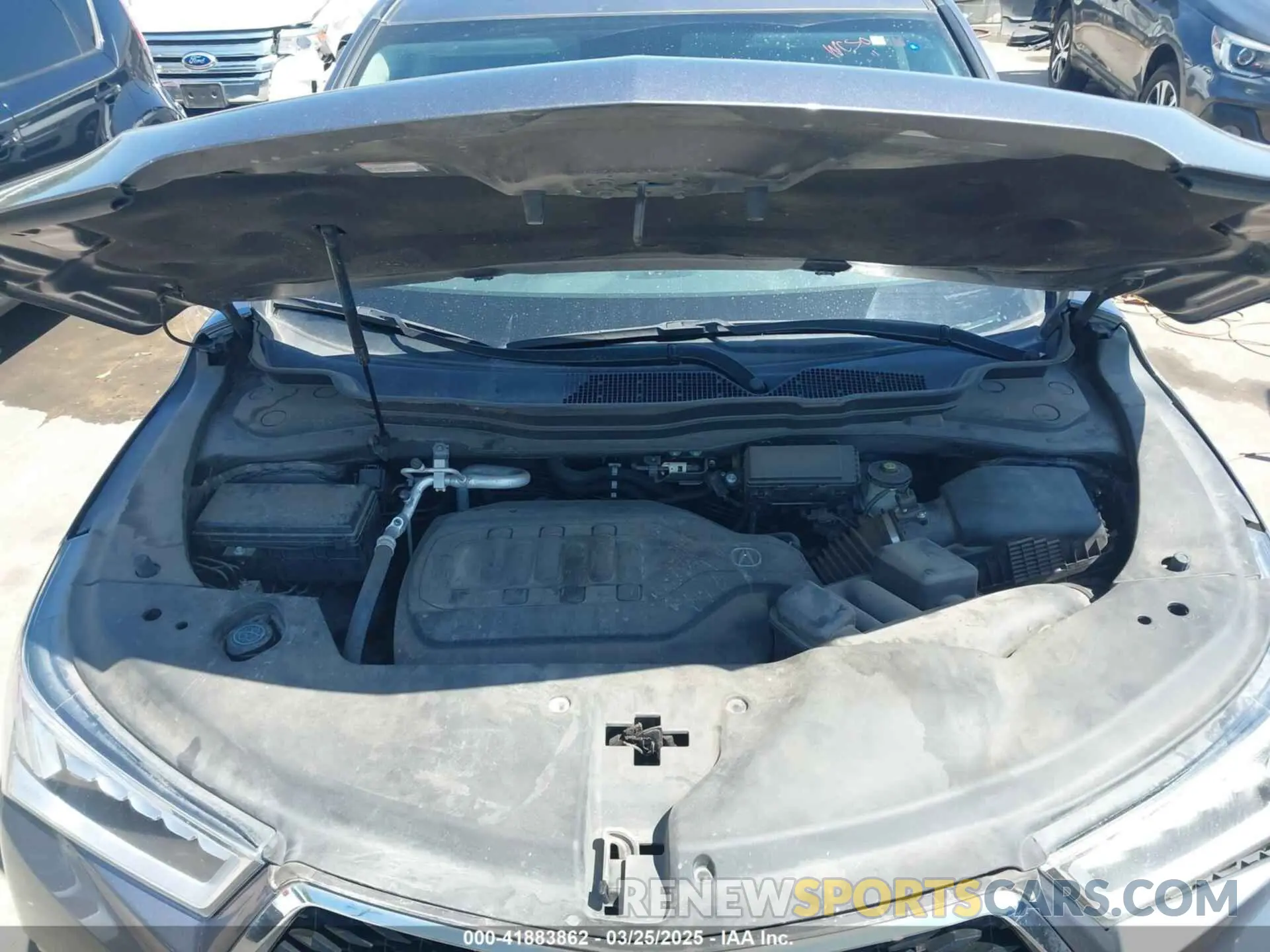 10 fotografías del automóvil dañado 5J8YD4H32LL000423 ACURA MDX 2020