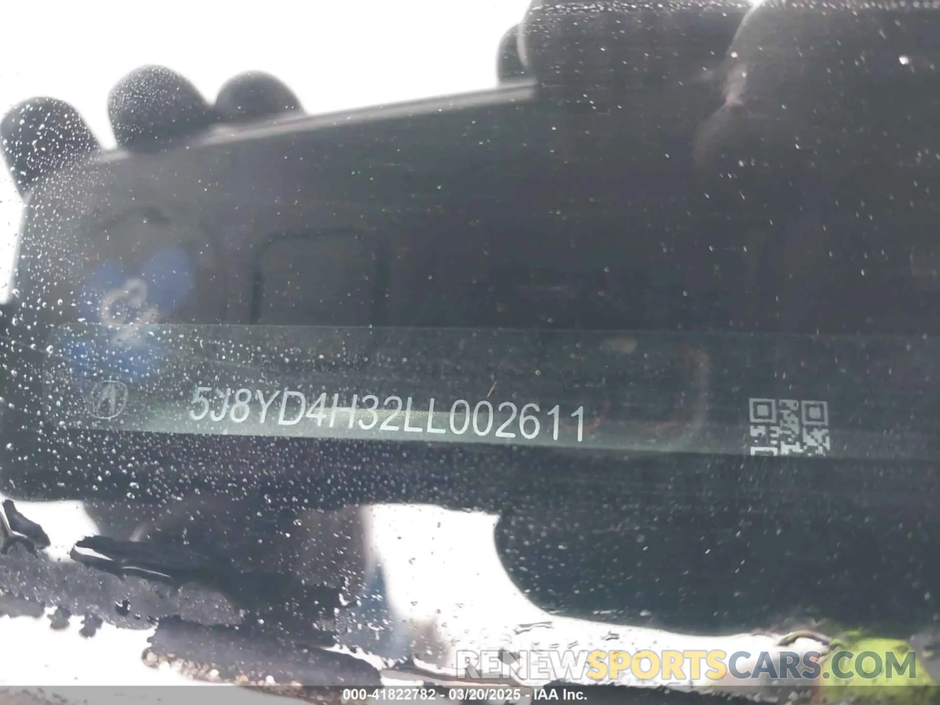 17 fotografías del automóvil dañado 5J8YD4H32LL002611 ACURA MDX 2020