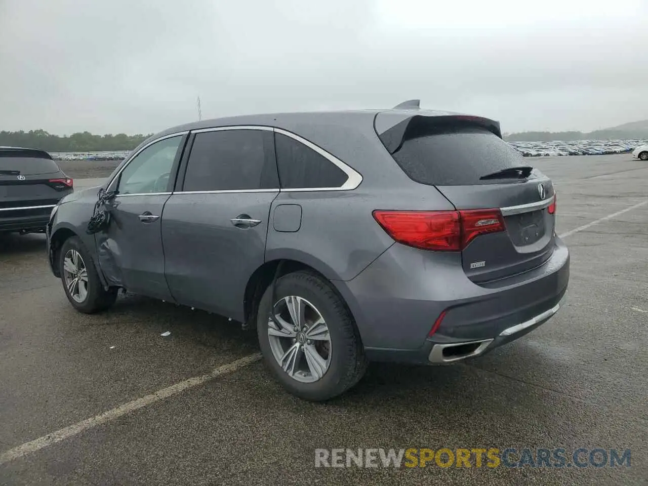 2 fotografías del automóvil dañado 5J8YD4H32LL035429 ACURA MDX 2020