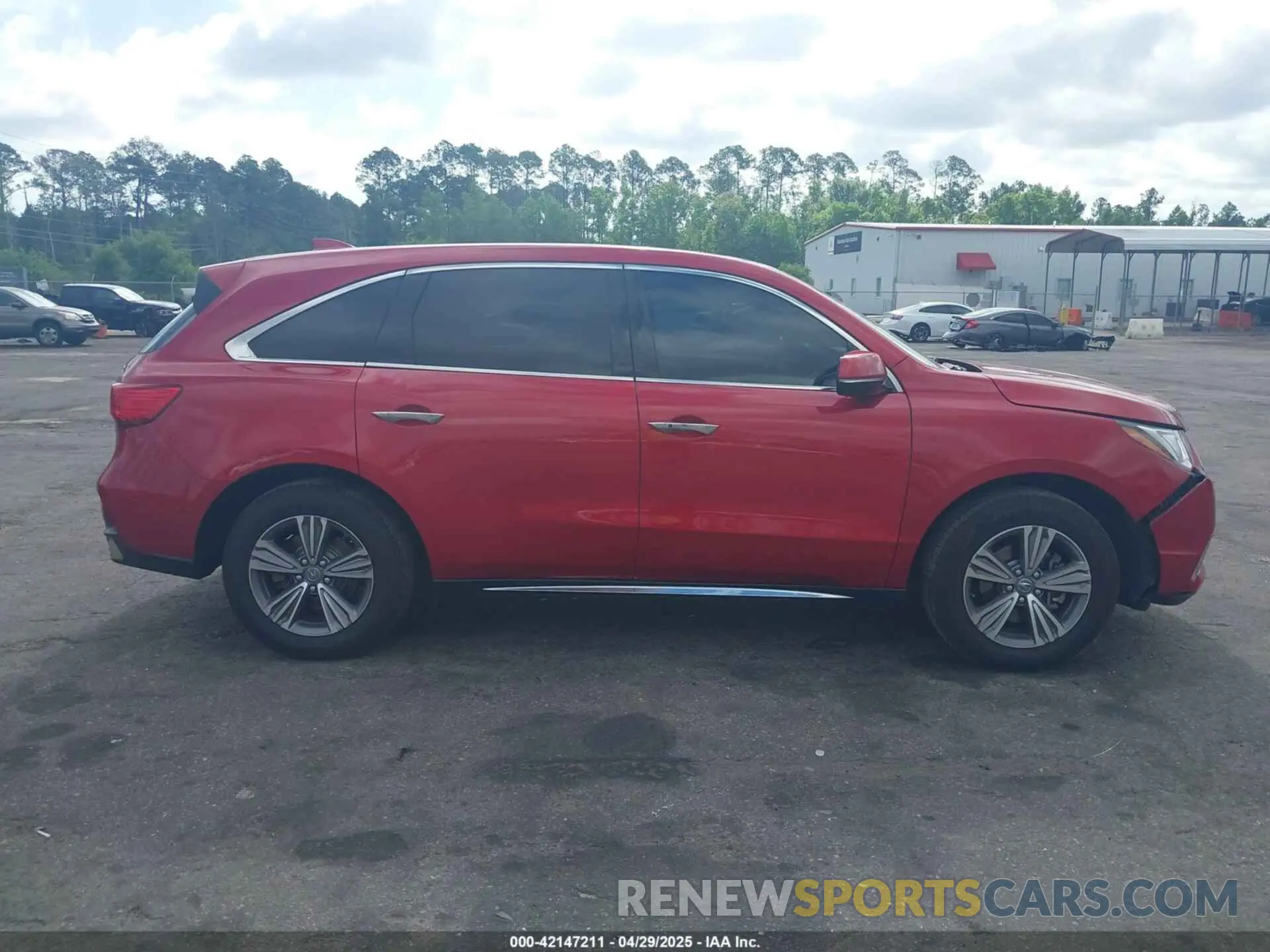 13 fotografías del automóvil dañado 5J8YD4H33LL033270 ACURA MDX 2020
