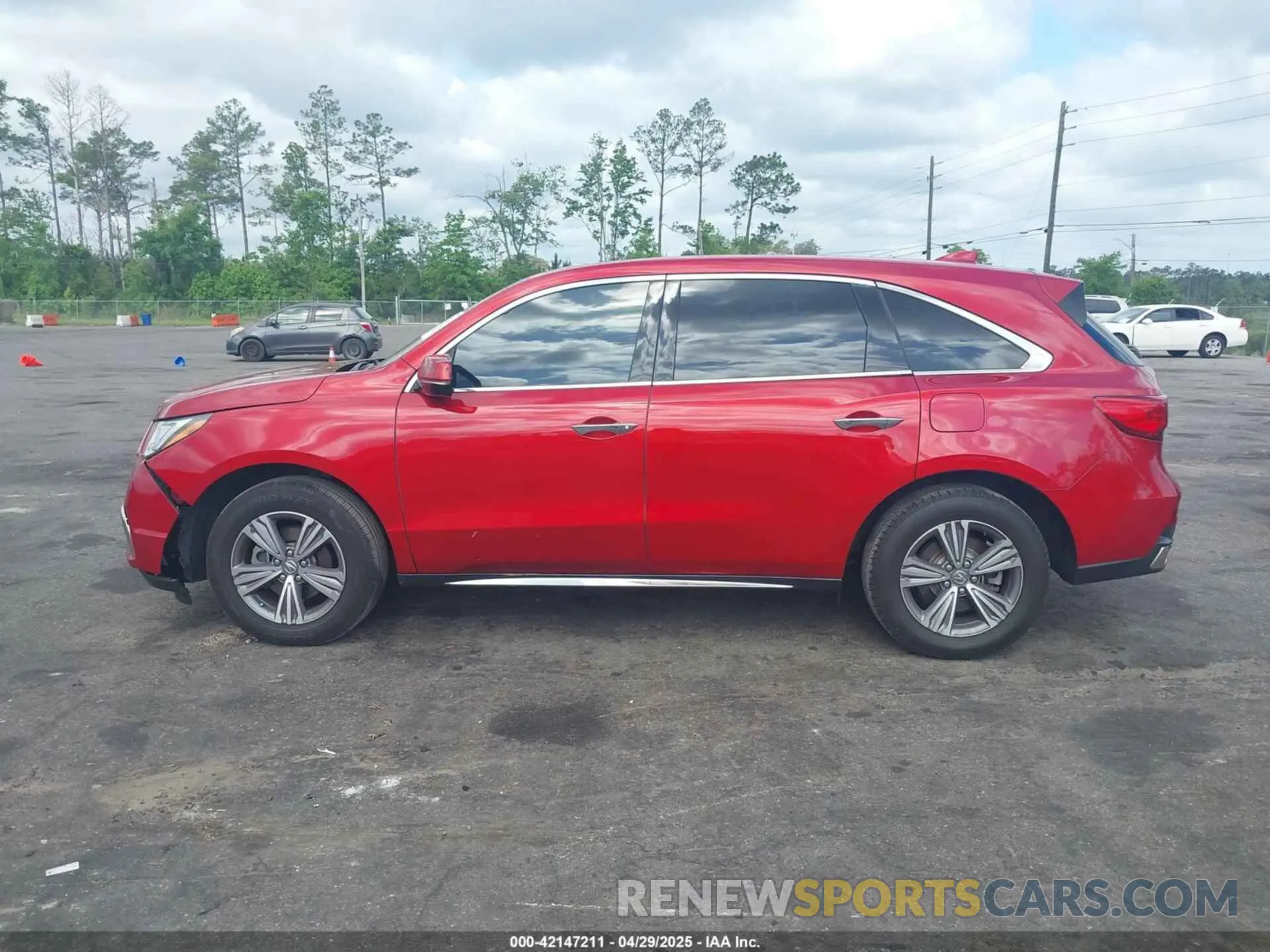 14 fotografías del automóvil dañado 5J8YD4H33LL033270 ACURA MDX 2020