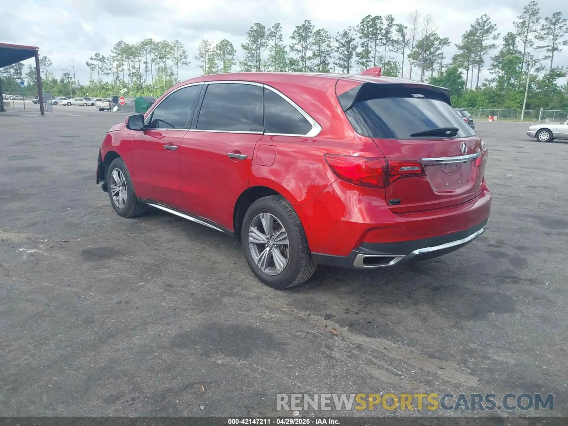 3 fotografías del automóvil dañado 5J8YD4H33LL033270 ACURA MDX 2020