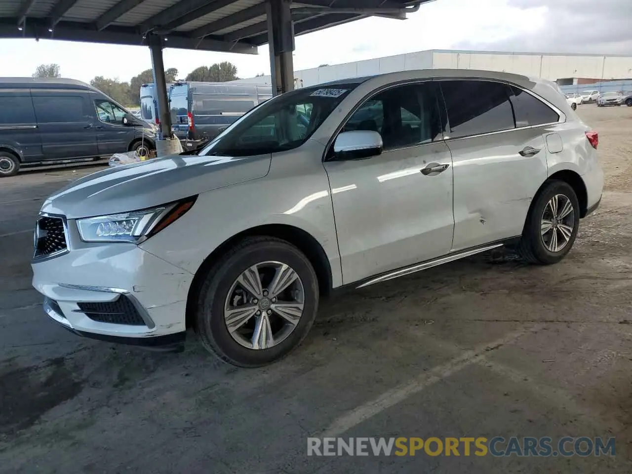 1 fotografías del automóvil dañado 5J8YD4H33LL034029 ACURA MDX 2020