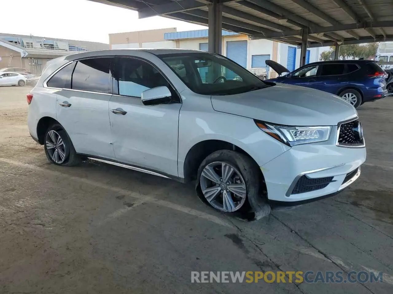4 fotografías del automóvil dañado 5J8YD4H33LL034029 ACURA MDX 2020