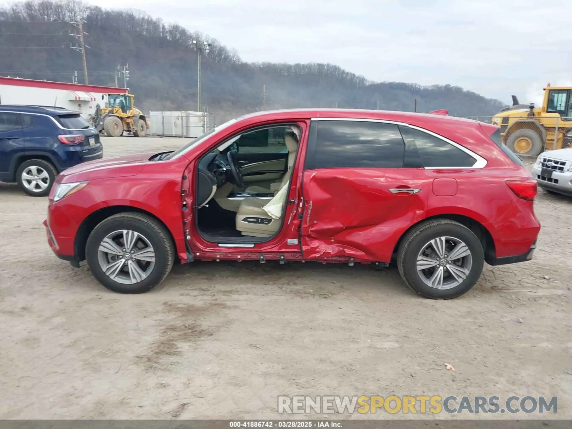 15 fotografías del automóvil dañado 5J8YD4H33LL057651 ACURA MDX 2020