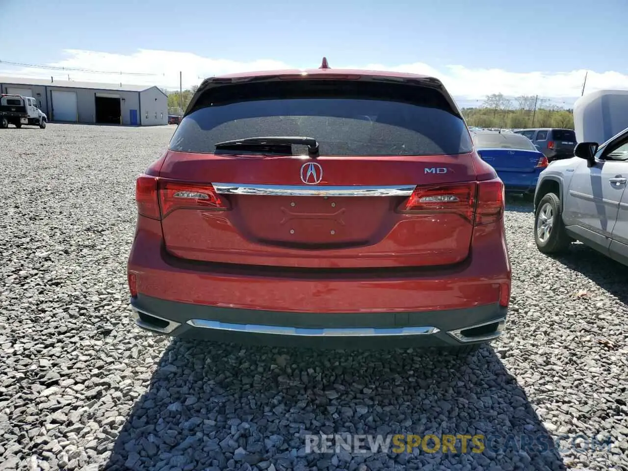 6 fotografías del automóvil dañado 5J8YD4H34LL023444 ACURA MDX 2020