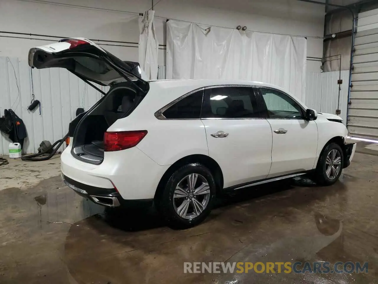3 fotografías del automóvil dañado 5J8YD4H34LL033598 ACURA MDX 2020