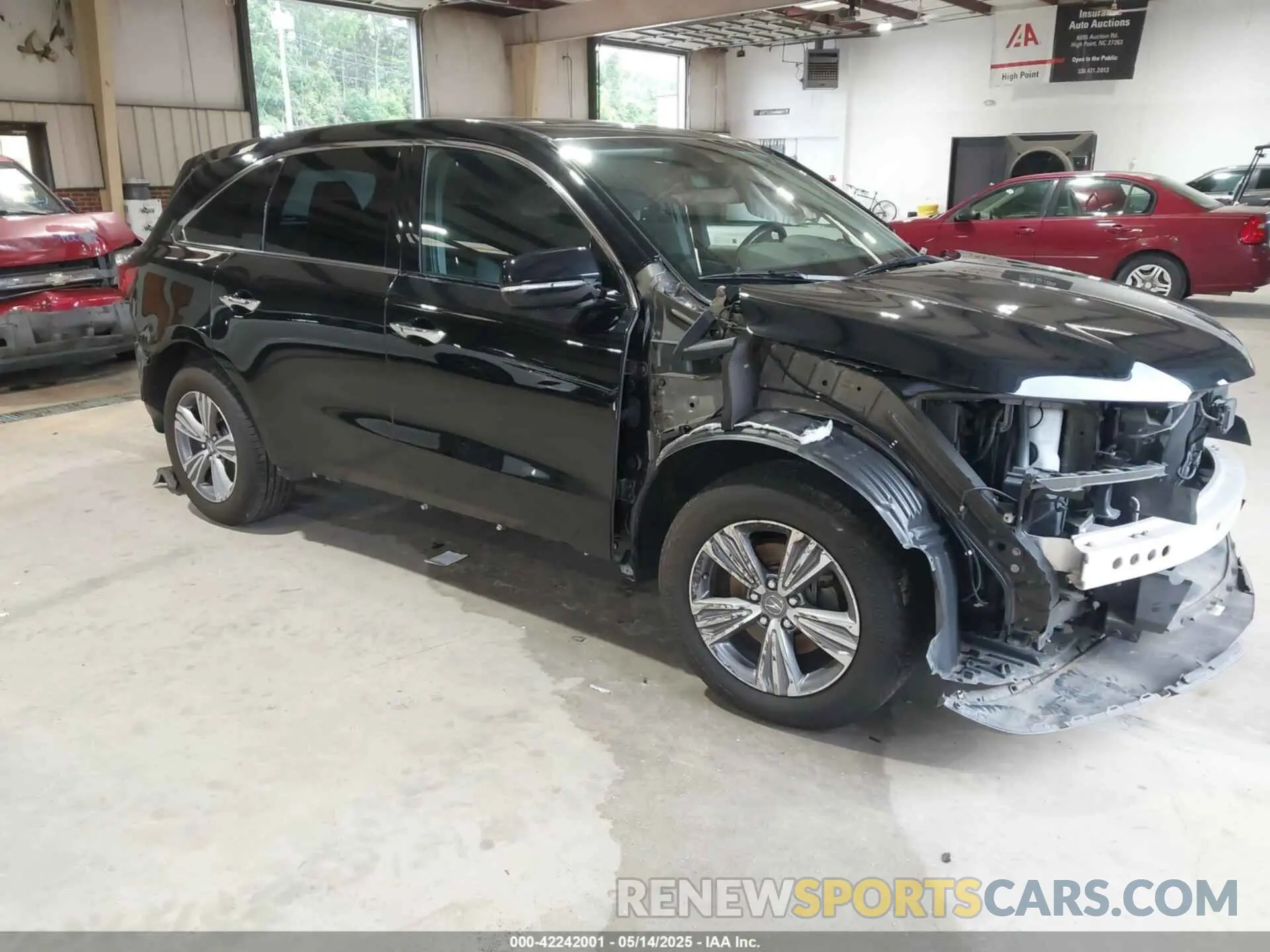 1 fotografías del automóvil dañado 5J8YD4H36LL019069 ACURA MDX 2020