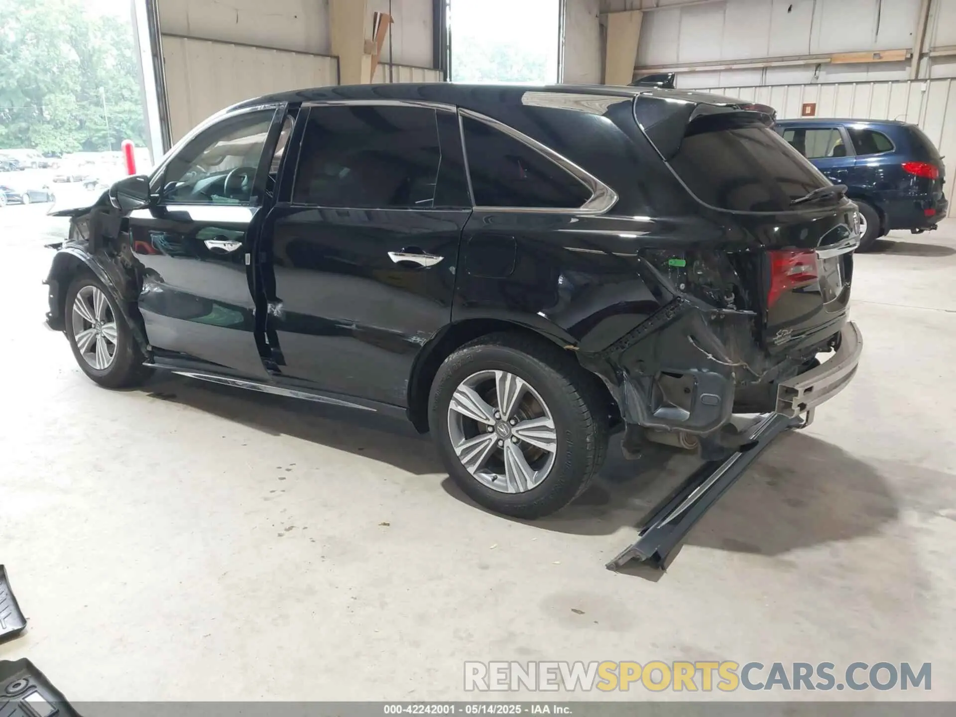 3 fotografías del automóvil dañado 5J8YD4H36LL019069 ACURA MDX 2020