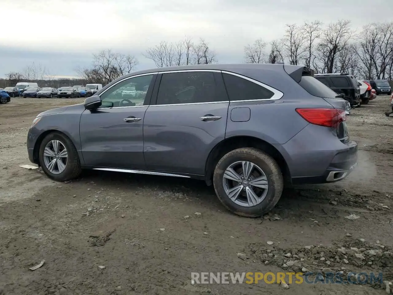 2 fotografías del automóvil dañado 5J8YD4H36LL035434 ACURA MDX 2020