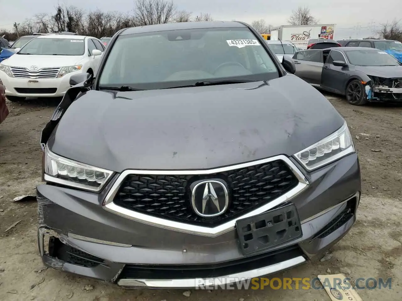 5 fotografías del automóvil dañado 5J8YD4H36LL035434 ACURA MDX 2020