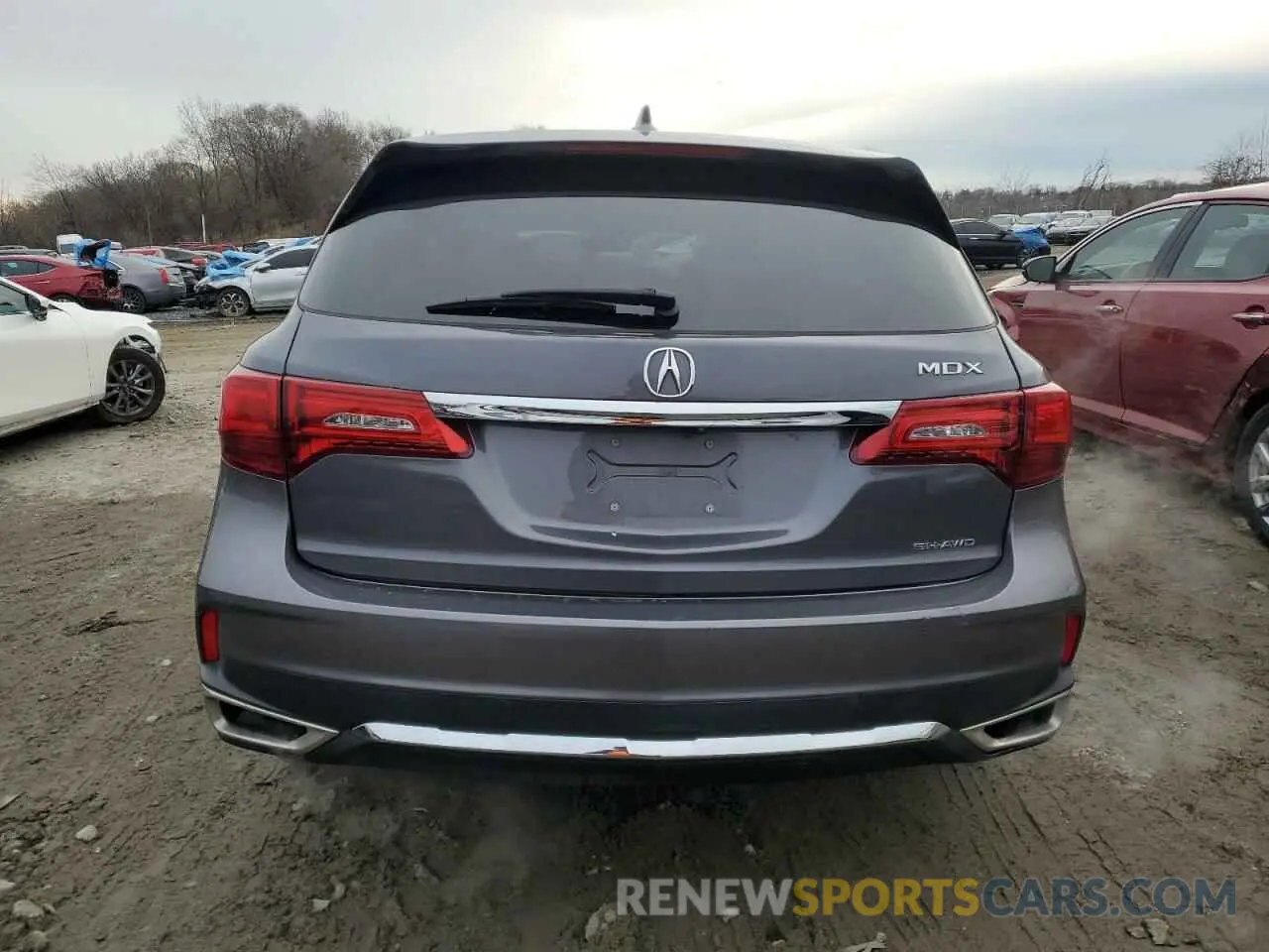 6 fotografías del automóvil dañado 5J8YD4H36LL035434 ACURA MDX 2020