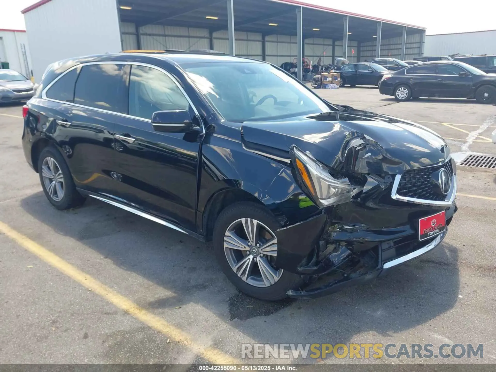 1 fotografías del automóvil dañado 5J8YD4H37LL004130 ACURA MDX 2020