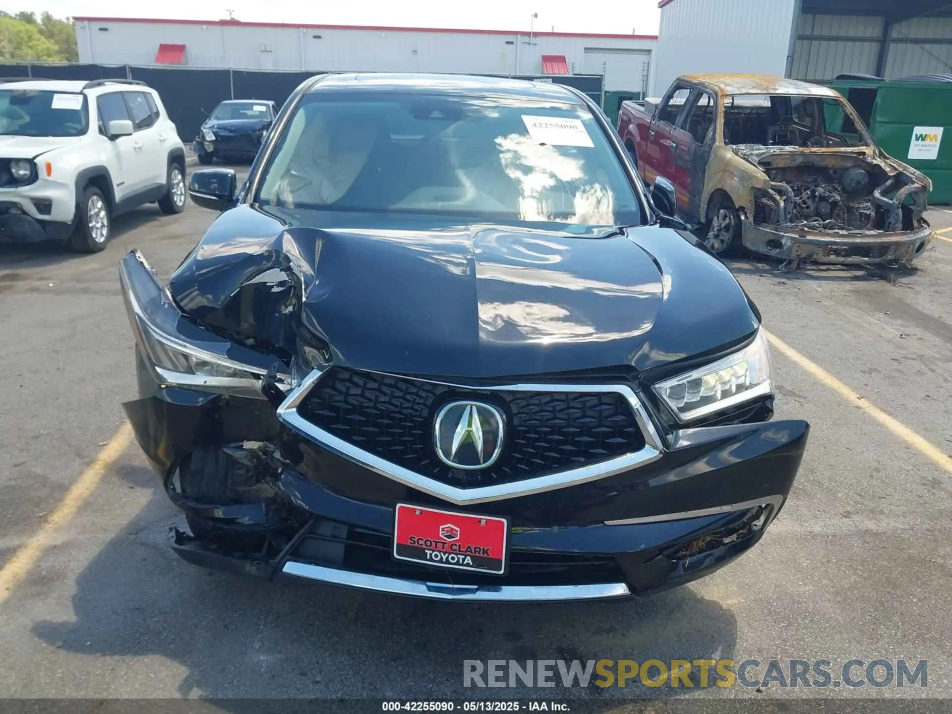 12 fotografías del automóvil dañado 5J8YD4H37LL004130 ACURA MDX 2020