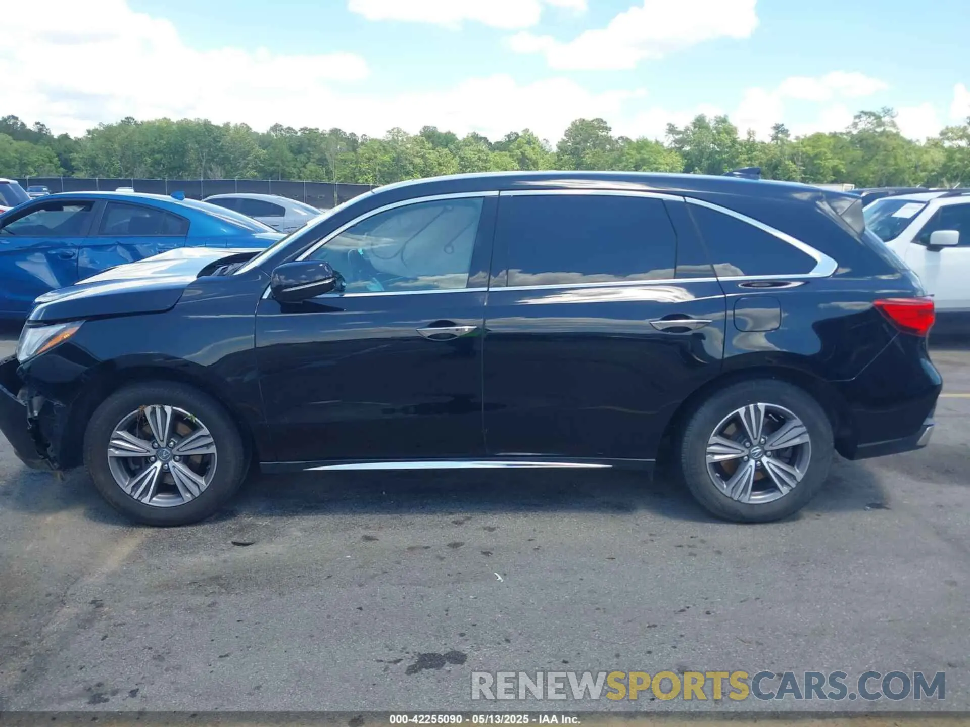 14 fotografías del automóvil dañado 5J8YD4H37LL004130 ACURA MDX 2020