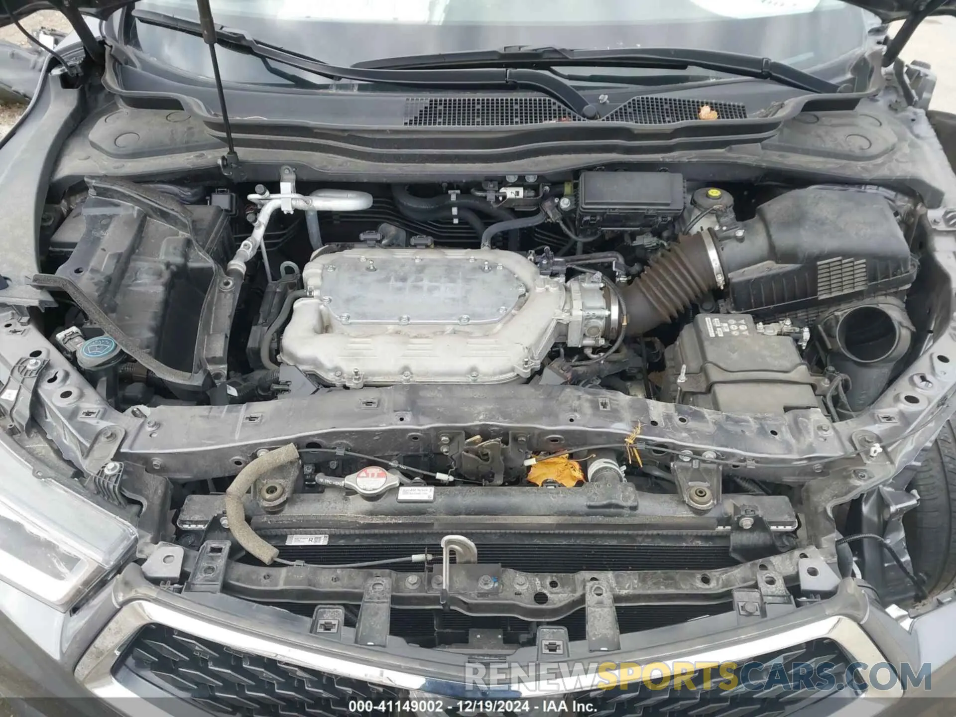 10 fotografías del automóvil dañado 5J8YD4H37LL038312 ACURA MDX 2020