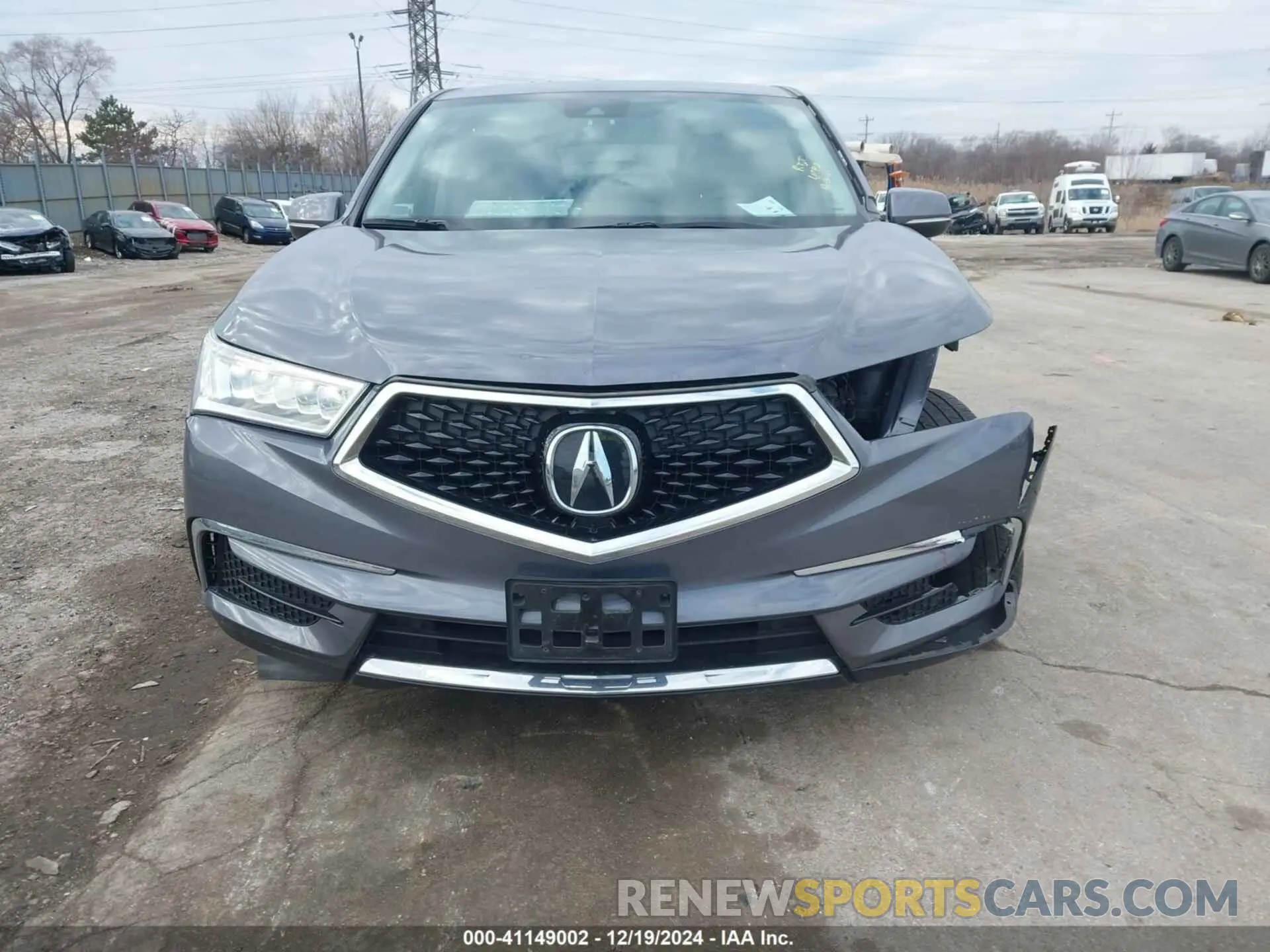 13 fotografías del automóvil dañado 5J8YD4H37LL038312 ACURA MDX 2020