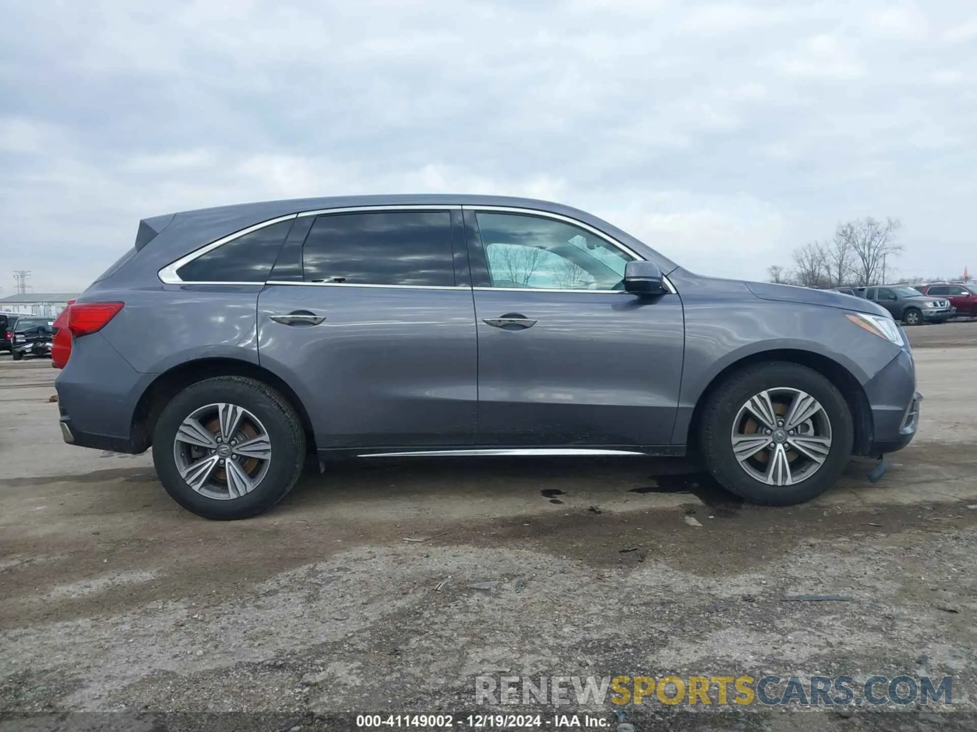 14 fotografías del automóvil dañado 5J8YD4H37LL038312 ACURA MDX 2020