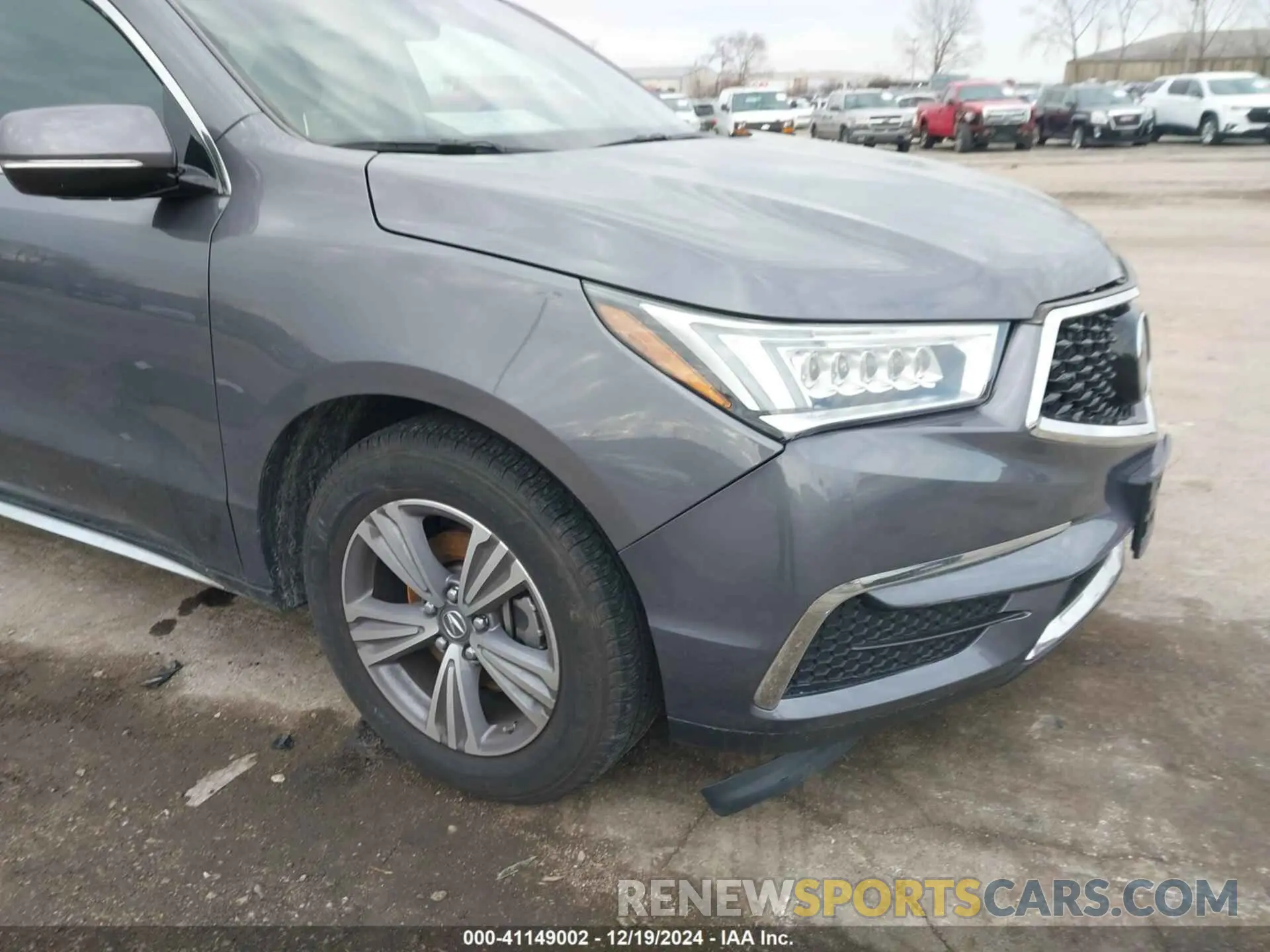 19 fotografías del automóvil dañado 5J8YD4H37LL038312 ACURA MDX 2020
