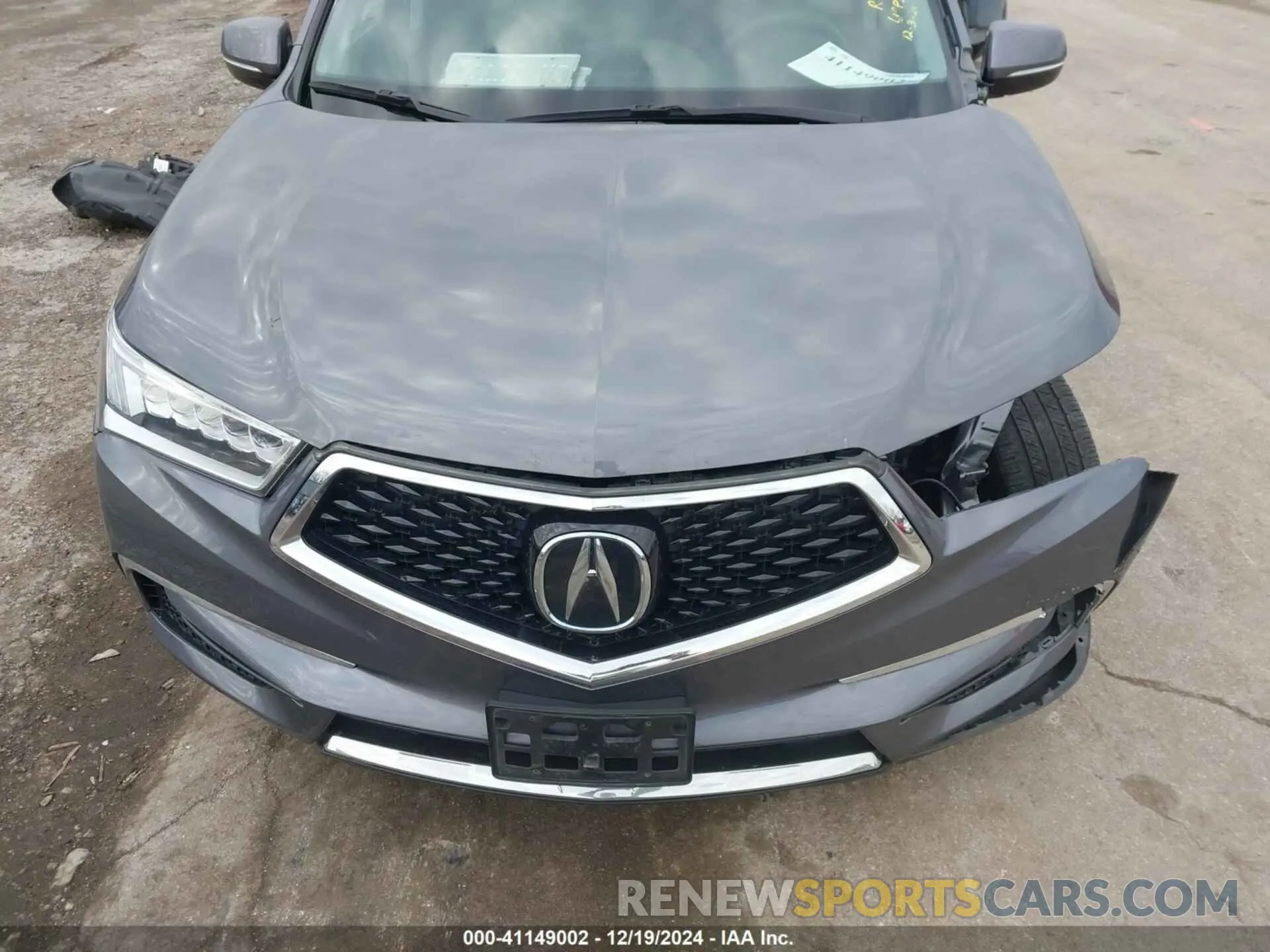 20 fotografías del automóvil dañado 5J8YD4H37LL038312 ACURA MDX 2020