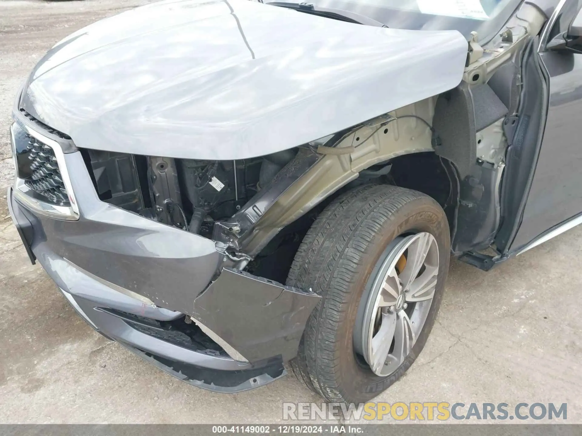 6 fotografías del automóvil dañado 5J8YD4H37LL038312 ACURA MDX 2020