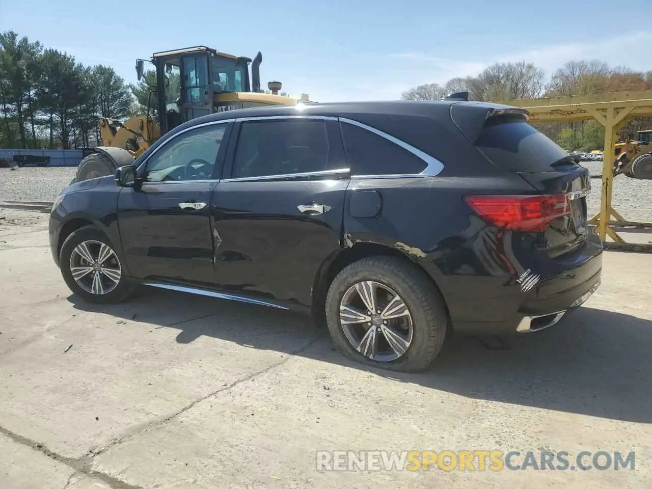 2 fotografías del automóvil dañado 5J8YD4H37LL056860 ACURA MDX 2020