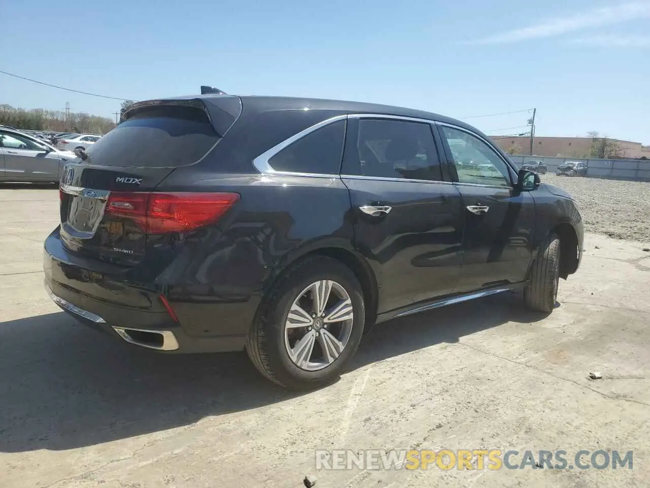 3 fotografías del automóvil dañado 5J8YD4H37LL056860 ACURA MDX 2020